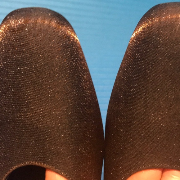 Bandolino Copper Brown Lame Festive Studded Heels8 - Picture 6 of 8